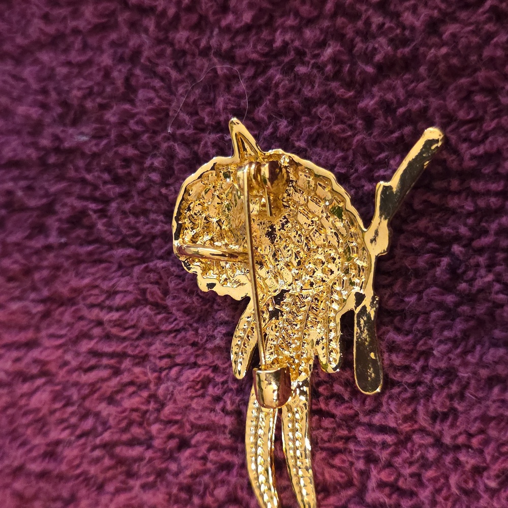 Pikper K Colorful Parrot Brooch - Picture 3 of 3